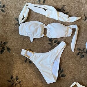SHEIN White Bikini Set